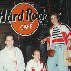 Hard Rock Café London w ISD Soccer Team, 1990