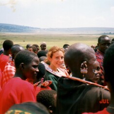 Sophie in Tanzania 1993 Moringe Sokoine Secondary School