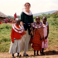 Sophie in Tanzania 1995 Moringe Sokoine Secondary School 