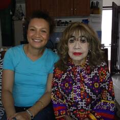 Me and Mom at Minglanilla, Cebu Philippines, Ken's house 2013