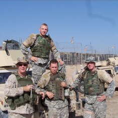 BEN IN IRAQ WITH SGT JOHNSON