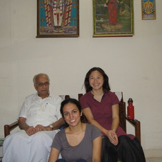 Mammu with Jyothi and her friend Mica in 2011