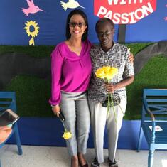 Sr. Angella and Marilyn McDonald Parents Day 2019. Sister lead.with love and compassion. 
