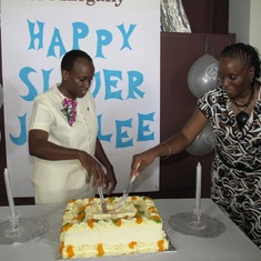 Angie and I at her Silver Jubilee