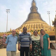 A heart warming visit at Global with Naina & SPji and Bill Hart