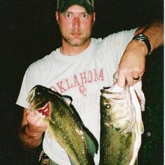 Our last Bass Tournament together in 2009 on LETRA Ft Sill . We won !