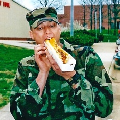 Pvt Tompkins at MP OSUT Fort Leonard Wood 2000 .