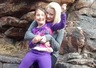 Lovely Stace and adorable Anna on a hike trip to Jasper National Park