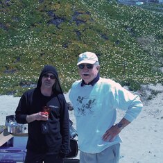 Stan and Karsten at Mother's Day beach event 2009