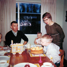 Dan and family Karstens Bday 65