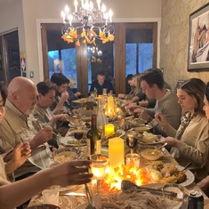 Thanksgiving at Mark and Patty's house in Leander, TX.  He loved the big family gatherings...he'll be missed at all of them.