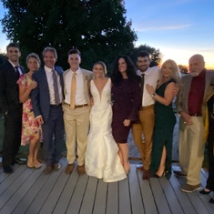 The whole Meckler family at the VanderLaan wedding of Lucy and Clayton.  Stan's first grandchild to get married.  He was so happy!