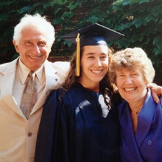 Natasha's high school graduation, 1993.