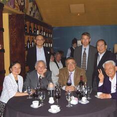 Rose and Stan Ovshinsky visiting Texas in 2009 with the occasion of the Nanotechnology Symposium I organized (in the center). Near me with the “V” sign there is Dr. Tadashi Sasaki, the founder of the modern Sharp Corporation and a close friend of Stan. St
