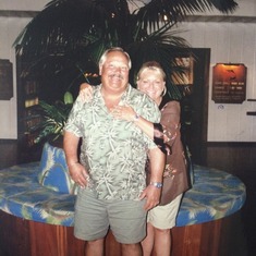 Stan & Barbara at the Kona Inn