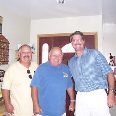Stan, Larry & Jimbo at the Zellars'