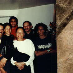Stan with his sister Francis' family and most of his family one XMAS.