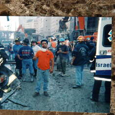 Ray Diaz @ 9/11 Clean-up of World Trade Center disaster. Stan always giving back.