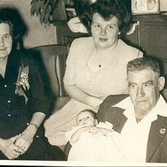 Four generations 14th oct 1951