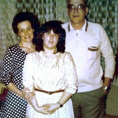 mom, dad and steff