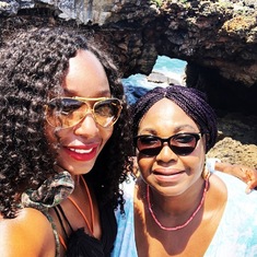 Mom and Nnenna in Portugal