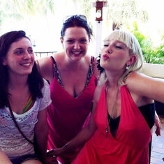 2012 - Mel, Steph and I at Club Indigo in Haiti.