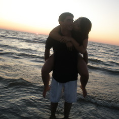 Steph and his girl Kass in Wasaga Beach