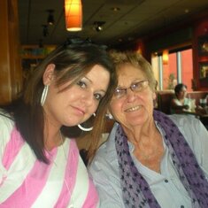 Stephanie with my mom, her grandmother