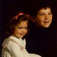 steph and john as toddlers