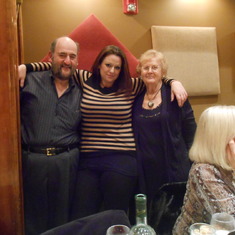 Stephanie with her grandmother and Uncle Pat
