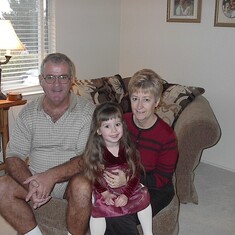 Christmas 2002 in Novato with his first grand child Angelica