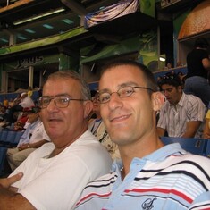 See the resemblance?  This was Derek's 30th at a Tampa Bay Rays game.