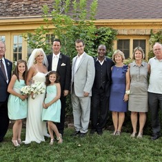 At my wedding in Sonoma