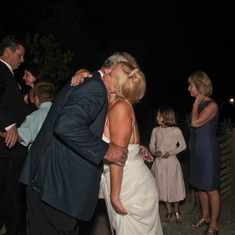 Me & Dad at my wedding August 9, 2011 - this was the last time Dad visited us in California.