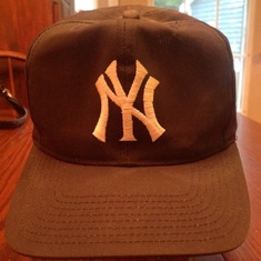 Dad's Yankees Hat Signed by Goose Gossage