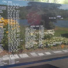 Veteran's Memorial on Norcross Point, Winthrop, Maine