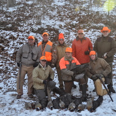 Driven Turkeys at Woodmont Rod and Gun Club, Hancock, Maryland with UT and others in 2010