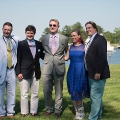 Cousins minus the Bride Cousin in St Michaels, Maryland, June 2017