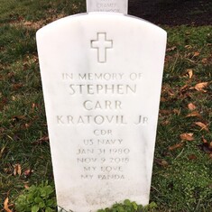 Visited Carr @ ANC to wish him a Happy 41st Birthday 5 days early on 01/26/2021. Carr is memorialized in a wonderful spot @ ANC on a hillside overlooking the Tomb of the Unknown Soldier.