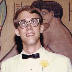 Steve in 1965, age 18, at the North Central senior prom