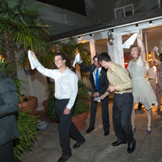 Stephen celebrating in New Orleans--wedding 09.2012