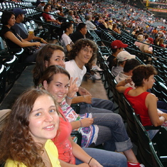 Stephen, Julie Saunders,Lindsey Davis,&Maria Dargatz..when the Astros won games 8/7/07