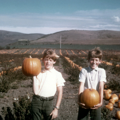 Young Stephen getting ready for Halloween