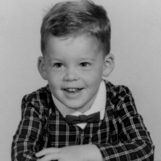 A smile from a very young Stephen