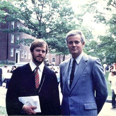 Graduation with Dad