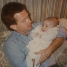 Stephen with his niece Andrea Elizabeth November 30, 1984