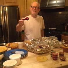 August 14,2020- Indian feast provided by Michael!