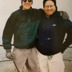 Grand Canyon w Pomona College friend, Scott, 1996