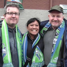 2010 Seattle visit - Sounders pre-game