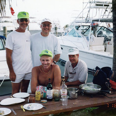 the fishing team Bahamas